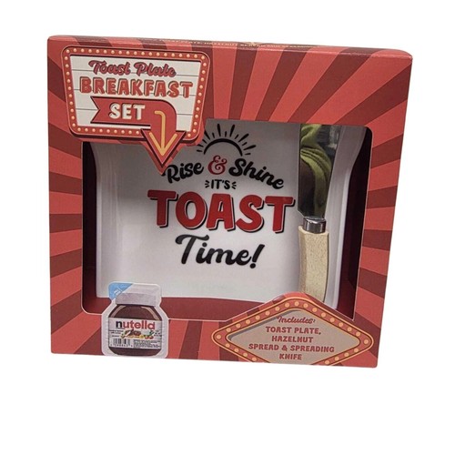 Nutella toast plate breakfast - toast,