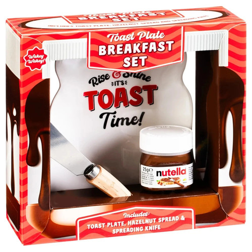 Nutella toast plate - nutella,