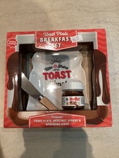 Nutella Toast Plate Breakfast