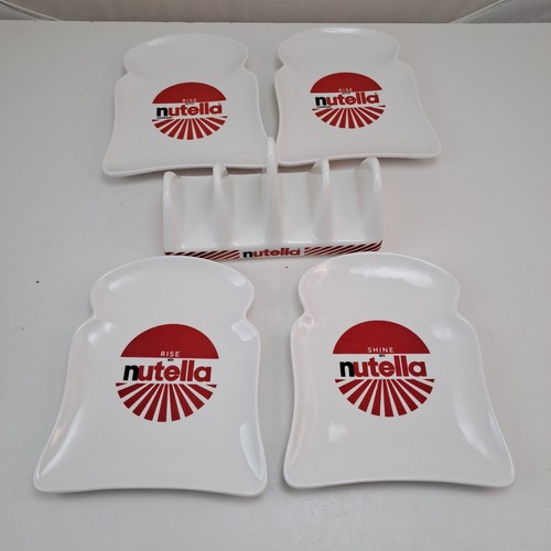 Nutella ceramic toast rack - toast, 4