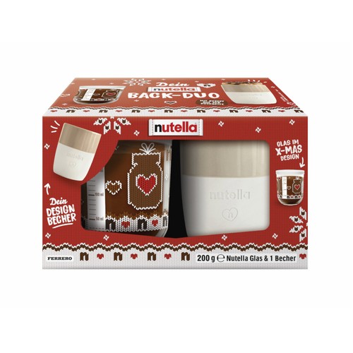 Nutella mug cake christmas - mug, set
