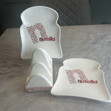 Nutella Ceramic Toast Rack & 2